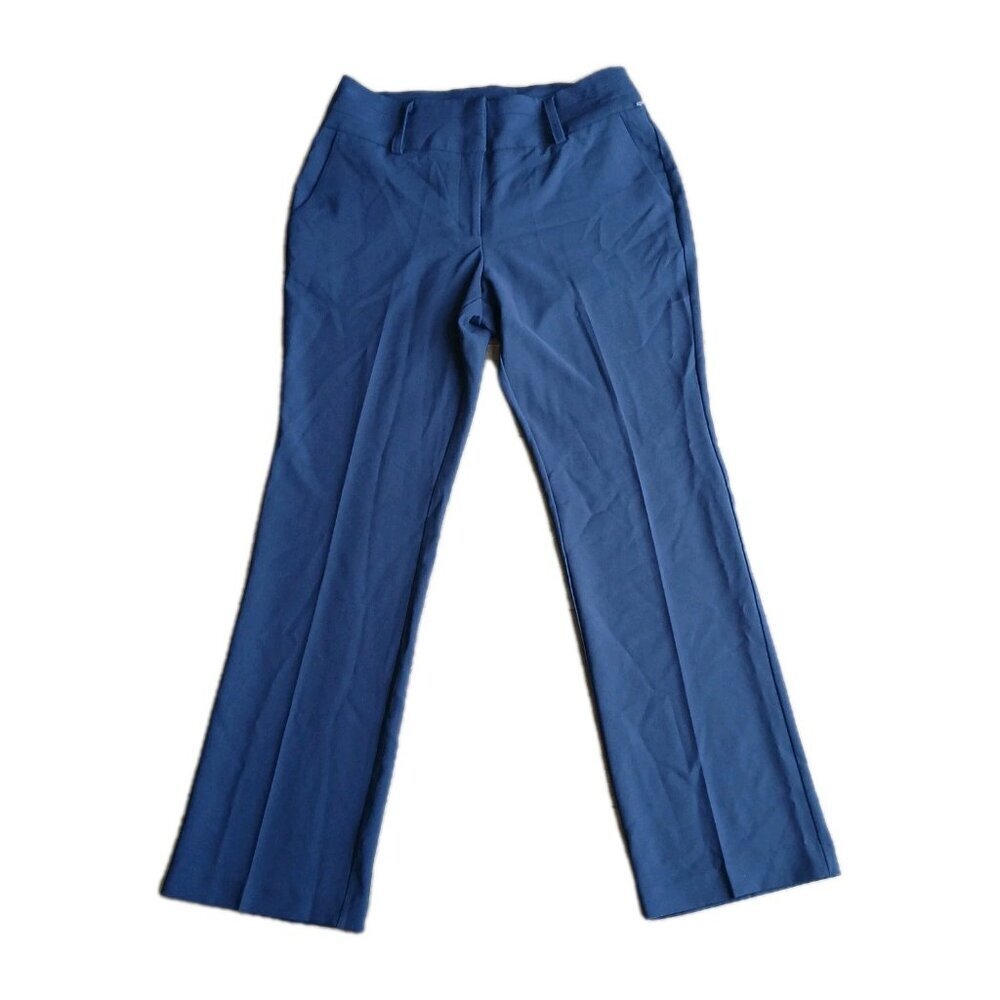 NY&C New York & company Navy Blue Size 14 Women's Dress Pants 17.5"×40" Office - Picture 4 of 6